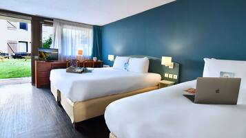 Standard Room, Multiple Beds | Premium bedding, desk, laptop workspace, soundproofing