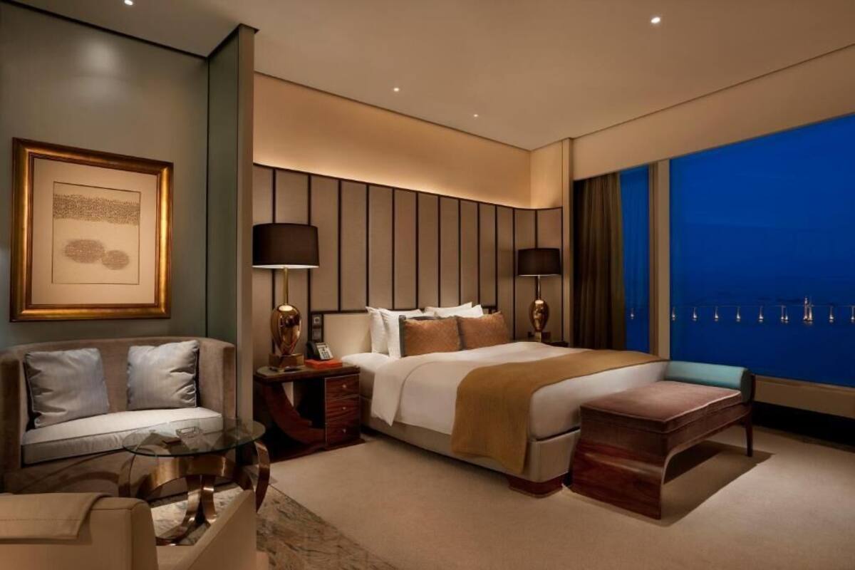 Minibar (some free items), in-room safe, desk, blackout drapes