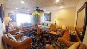 Sala de estar en el lobby