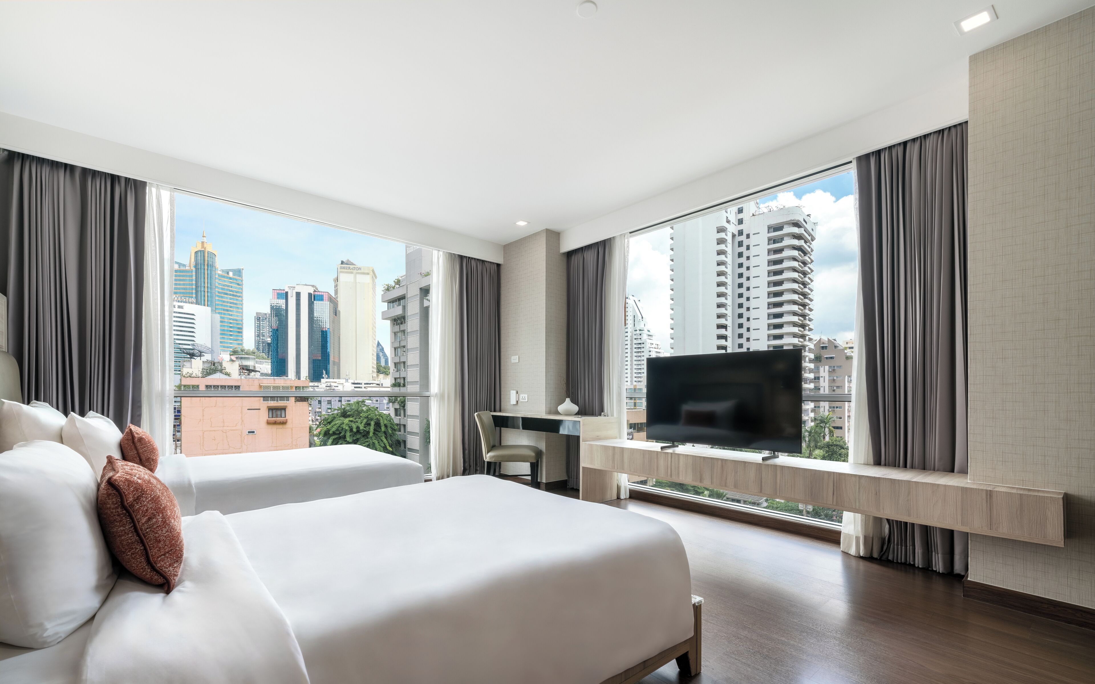 Studio Twin Room | Ausblick vom Zimmer