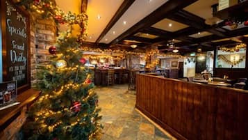 Pub, beach views