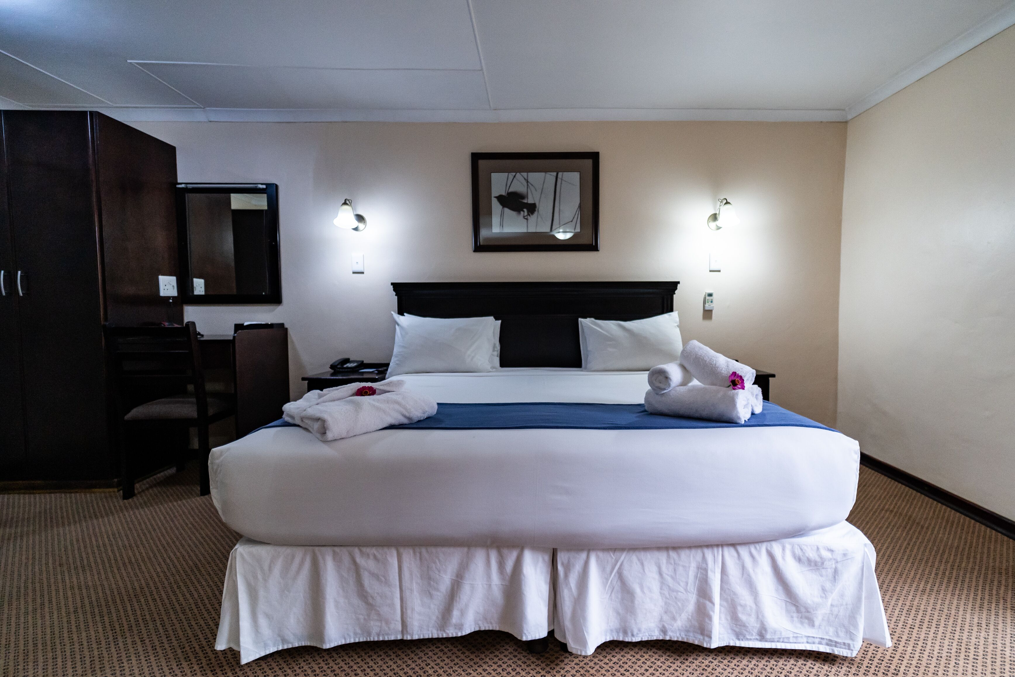 Fer et planche à repasser, draps fournis