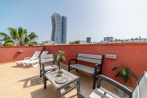 Penthouse, 1 Bedroom | Terrace/patio - Ben Yehuda Apartments (Tel Aviv)