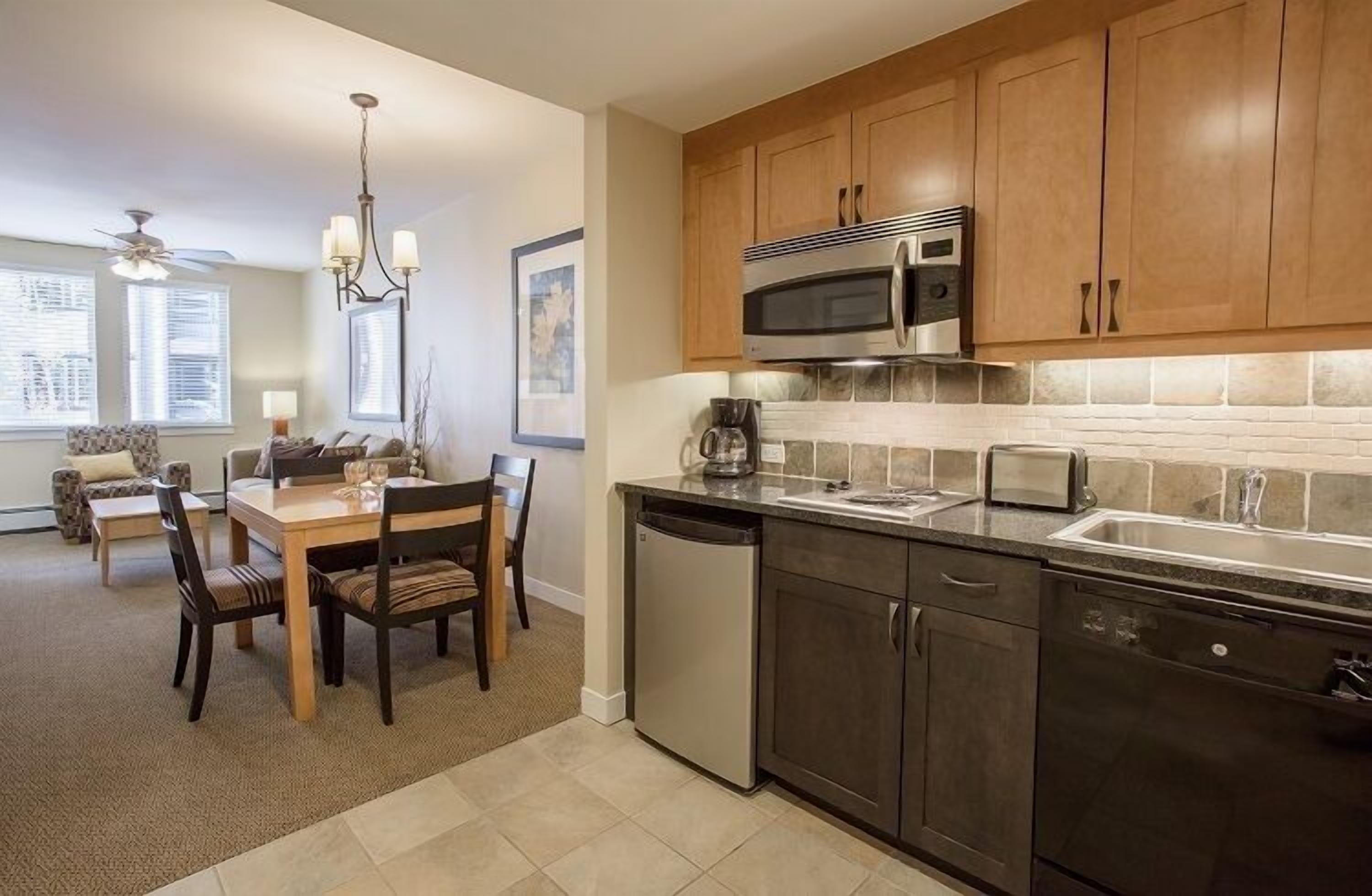 room, 1 bedroom, kitchenette (value) | private kitchen | mini-fridge, microwave, stovetop, dishwasher