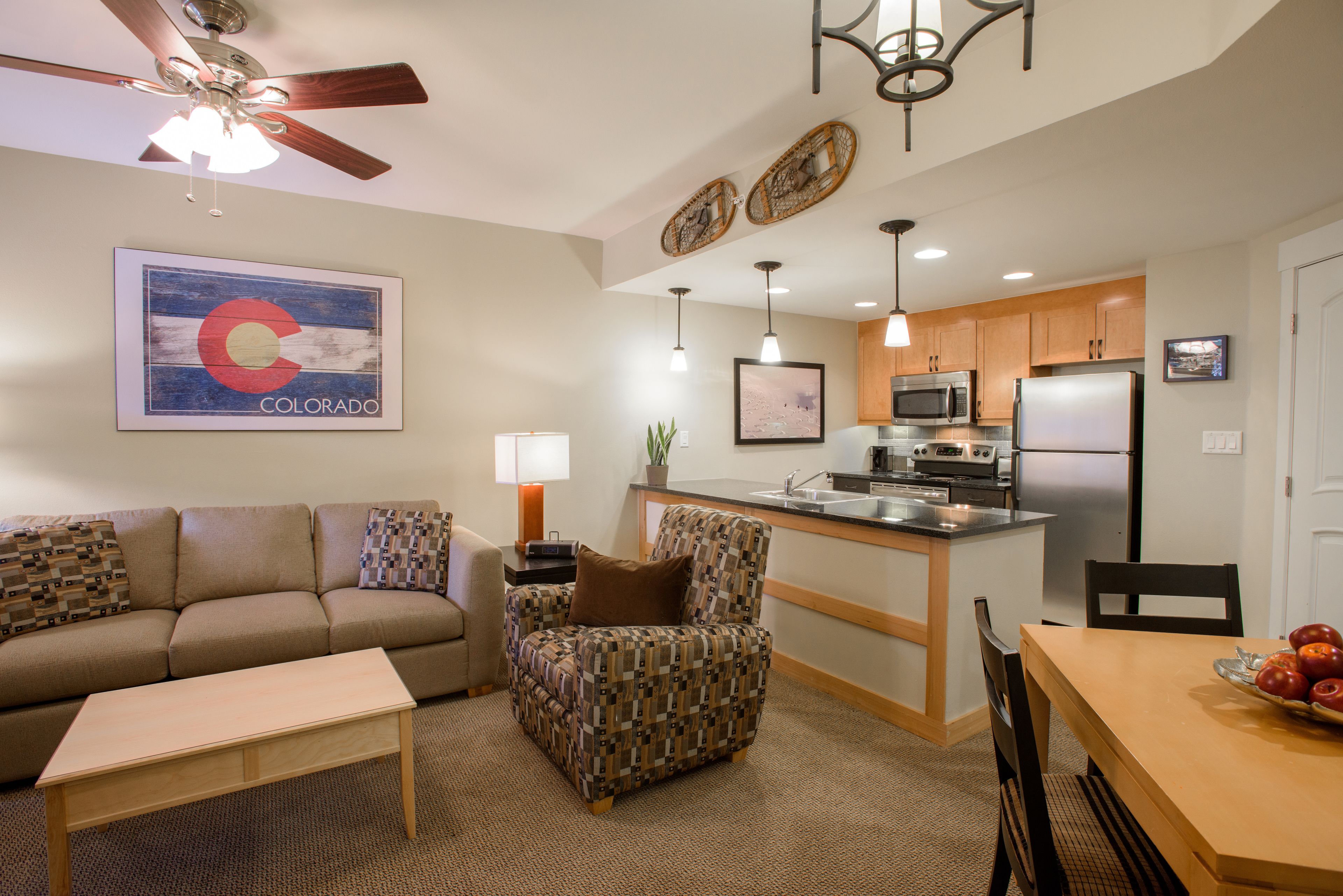 1 bedroom full kitchen select | private kitchen | mini-fridge, microwave, stovetop, dishwasher