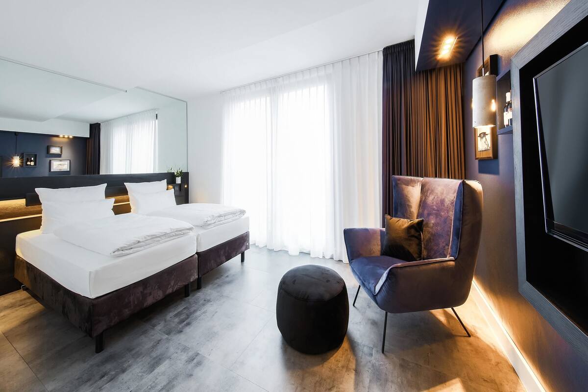 Literie de qualité supérieure, minibar, coffres-forts dans les chambres