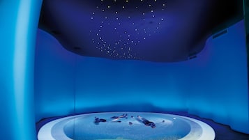 Behandlingsrum til par, sauna, boblebad, varme kilder/mineralkilder