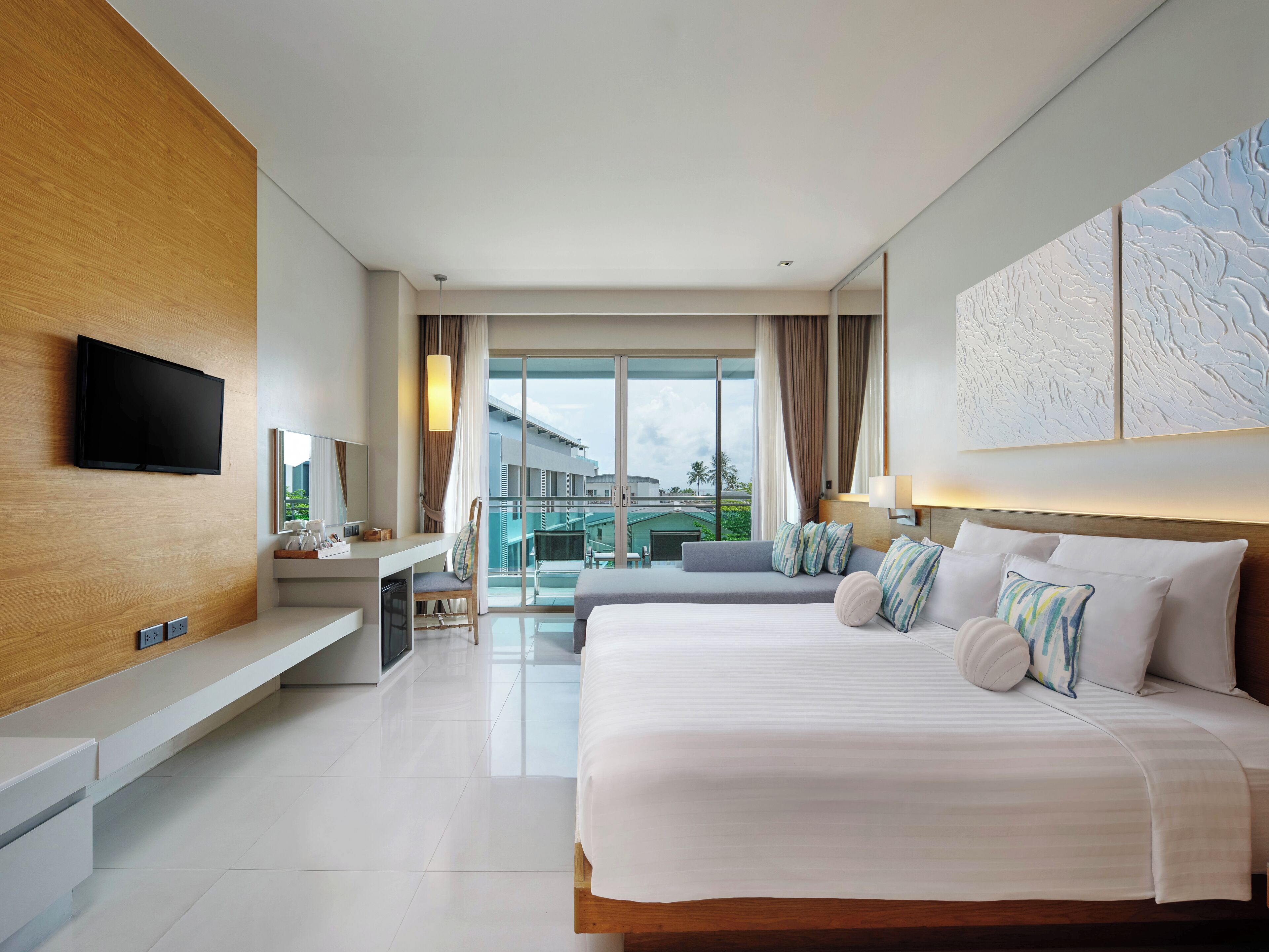 Habitació Deluxe | Roba de llit d'alta qualitat i matalassos amb encoixinament addicional 