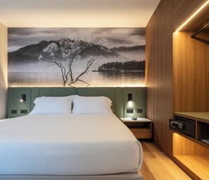 1 chambre, couette en duvet d'oie, minibar