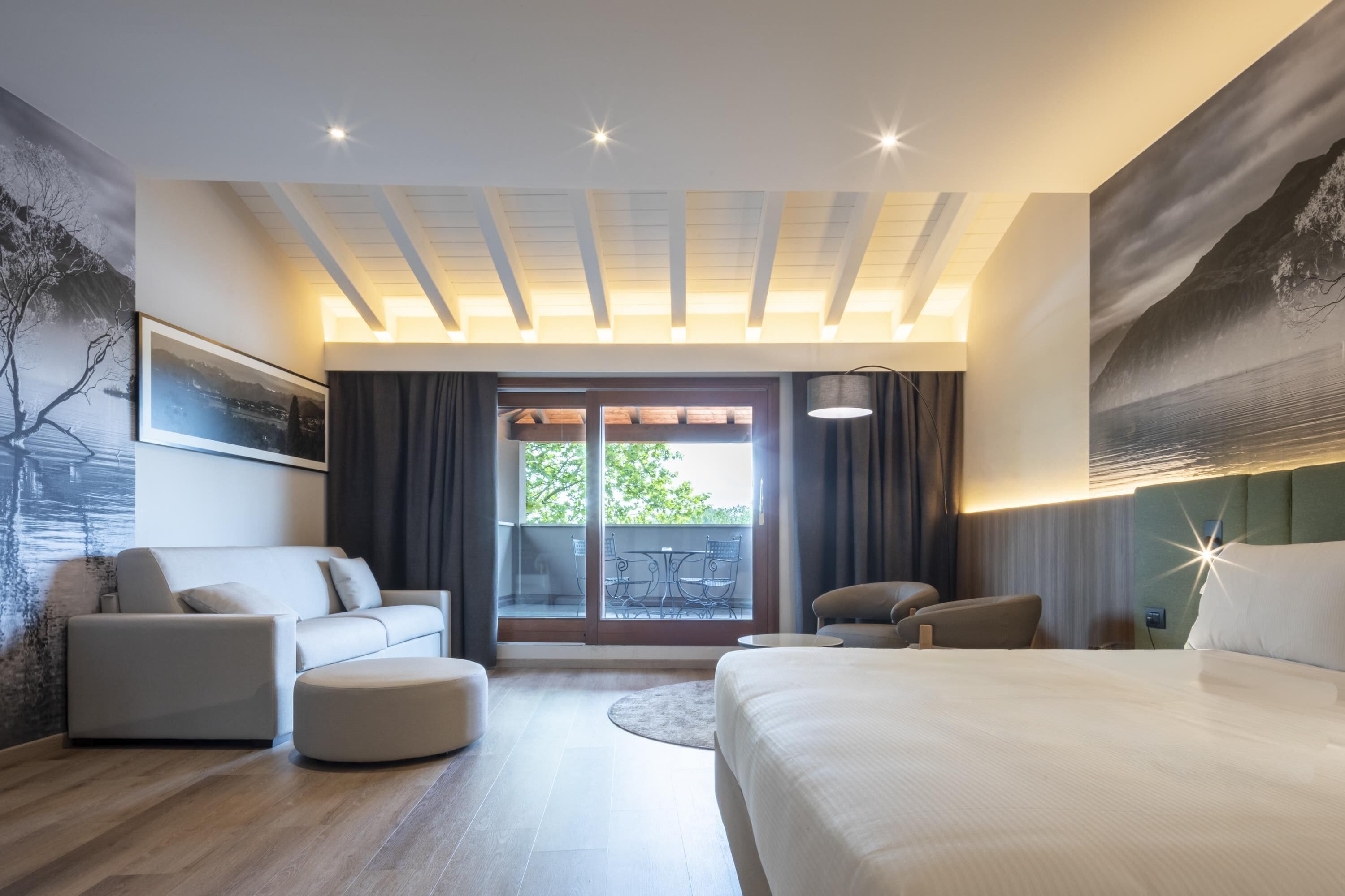 1 chambre, couette en duvet, minibar, coffre-fort