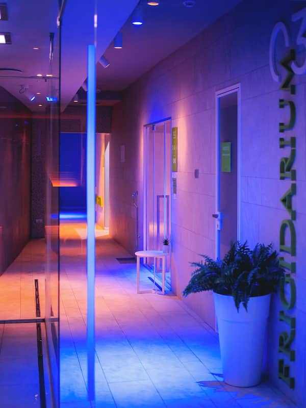 Couples treatment room(s), sauna, hot tub, steam room