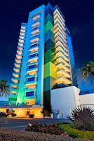 Front of property - evening/night