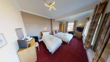 Free WiFi, bed sheets