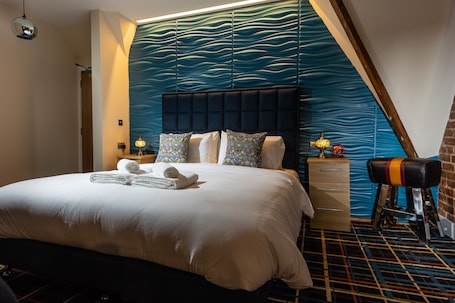 Suíte estúdio superluxo | Wi-Fi de cortesia, roupa de cama. Marine Lodge