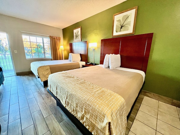 Iron/ironing board, free WiFi, bed sheets, alarm clocks