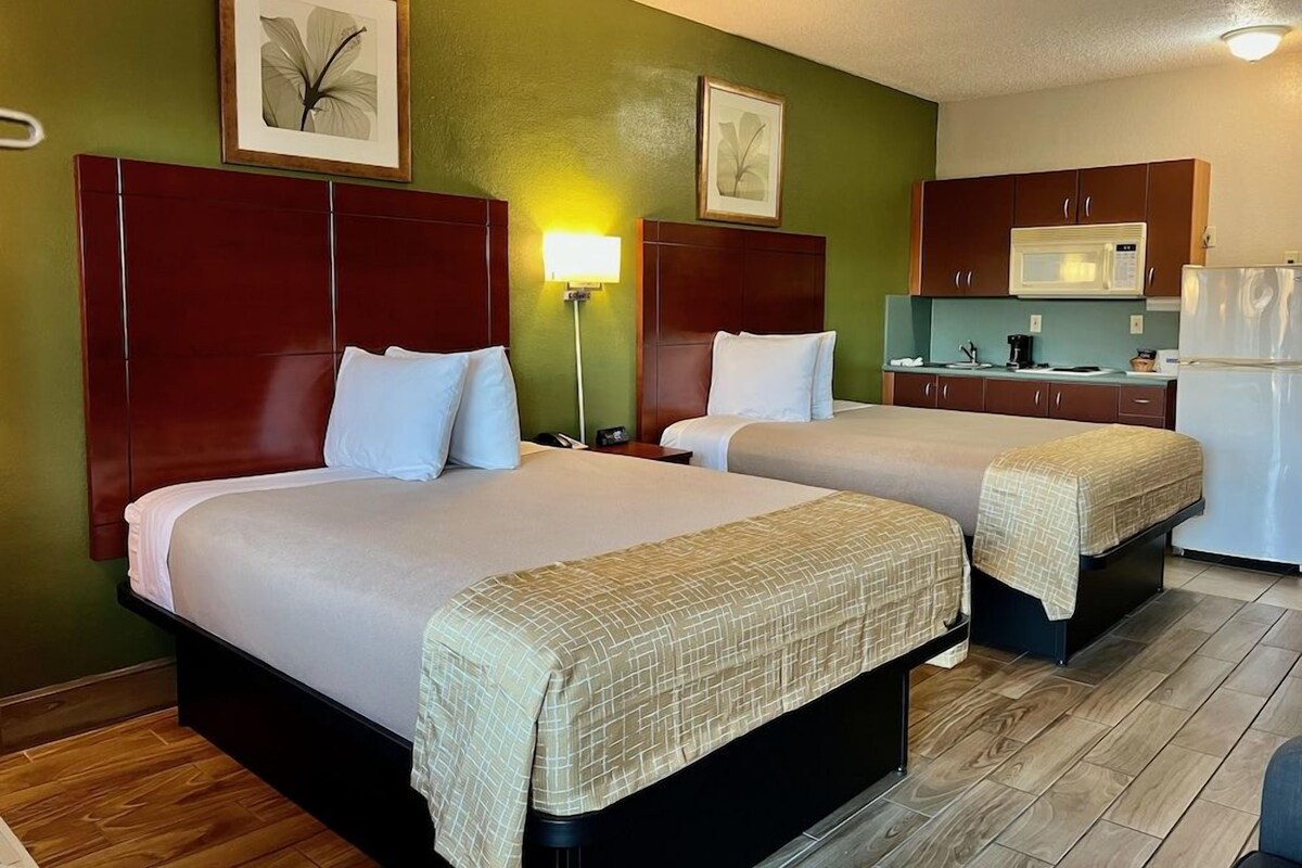 Iron/ironing board, free WiFi, alarm clocks, bed sheets