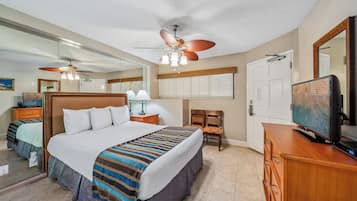 Laptop workspace, iron/ironing board, free WiFi, bed sheets