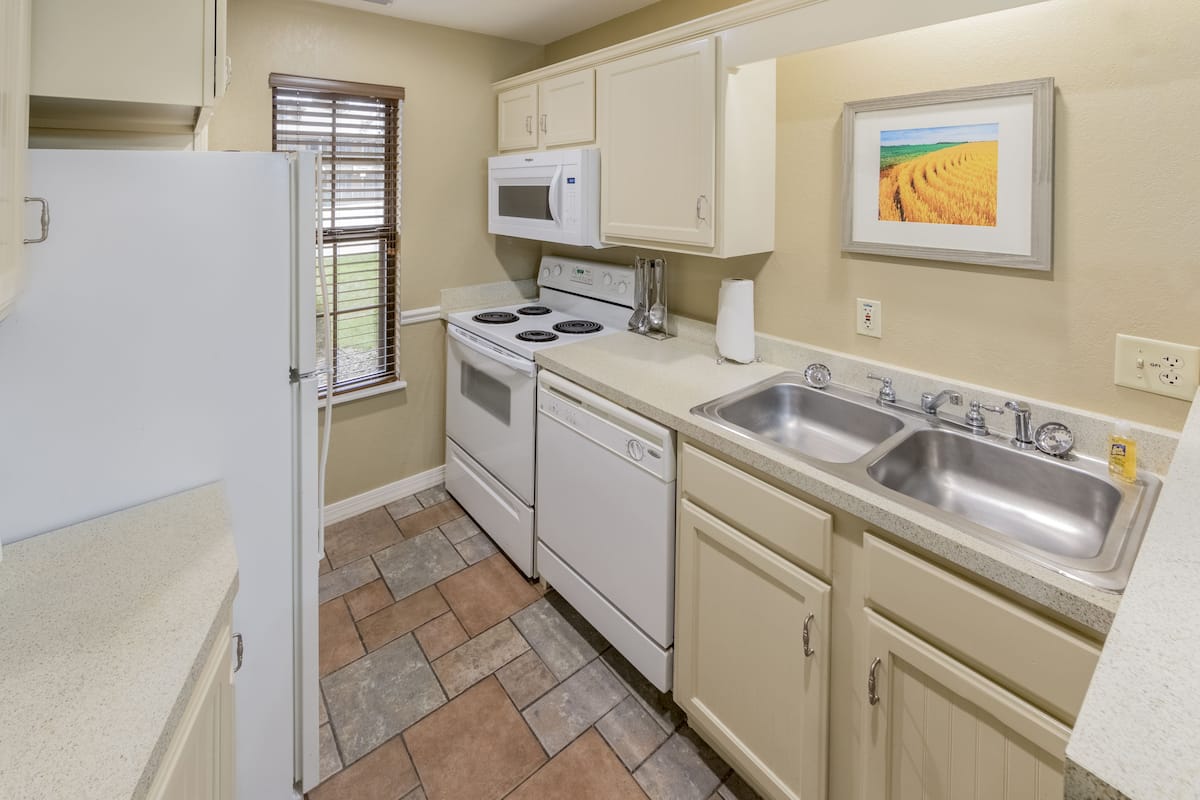 Villa, 2 Bedrooms (Lodge, 1 King & 1 Queen Bed) | Private kitchen