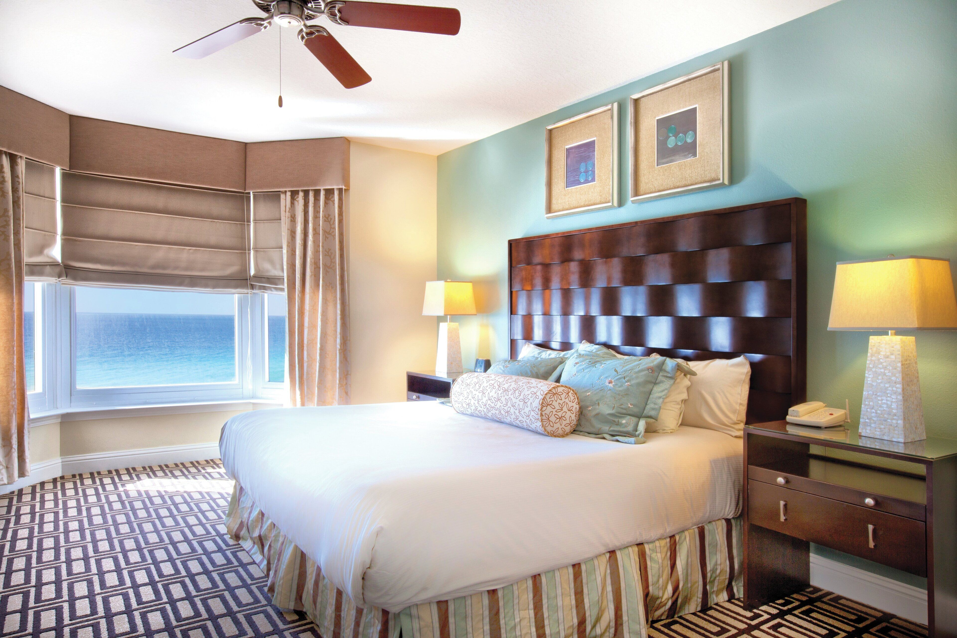 2 bedrooms, premium bedding, pillow-top beds, iron/ironing board