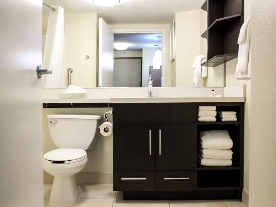 Suíte, 1 quarto (1 Queen) | Comodidades do quarto