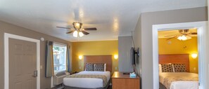Suite, 2 camas Queen size, para no fumadores | 1 habitación y ropa de cama de alta calidad 