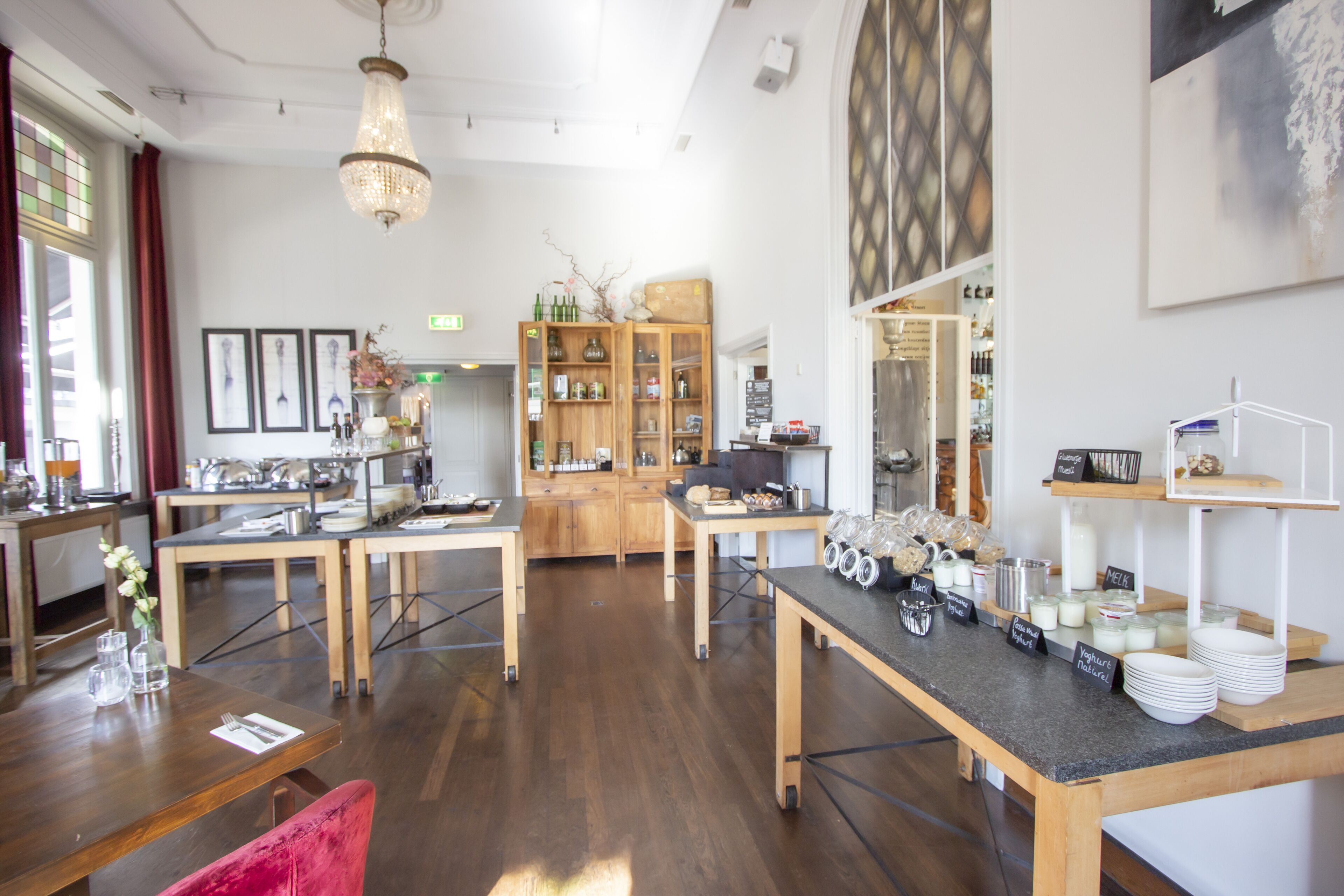 daily buffet breakfast (eur 18.50 per person)