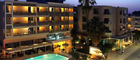 Front of property – evening/night