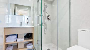 Free toiletries, hair dryer, towels
