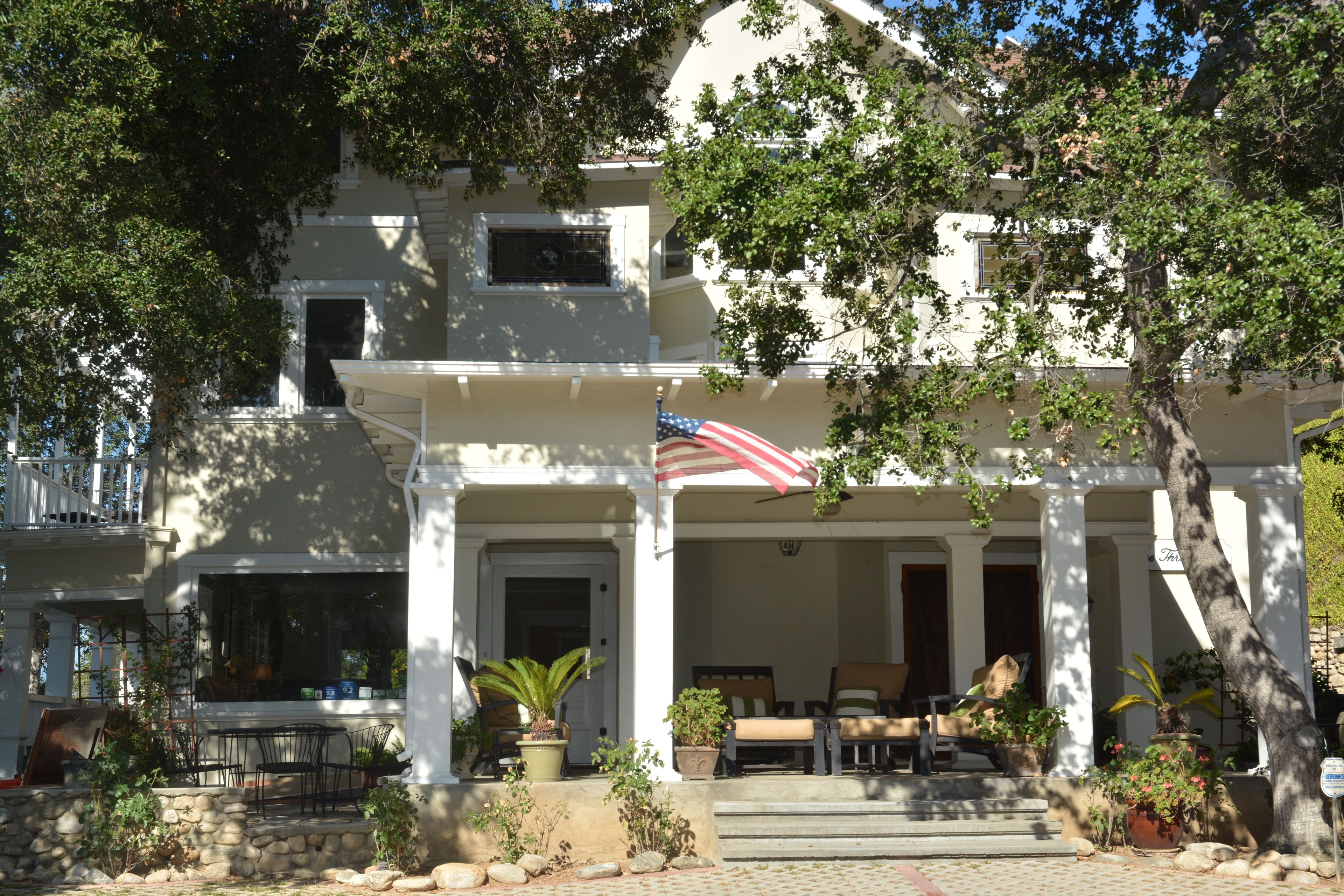 Majoituspaikan julkisivu