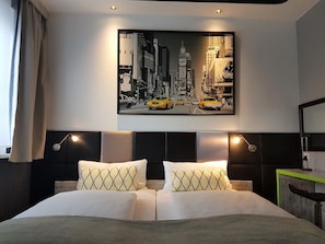 Superior Double Room | Hypo-allergenic bedding, desk, free WiFi, alarm clocks