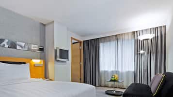 Premium bedding, in-room safe, desk, soundproofing