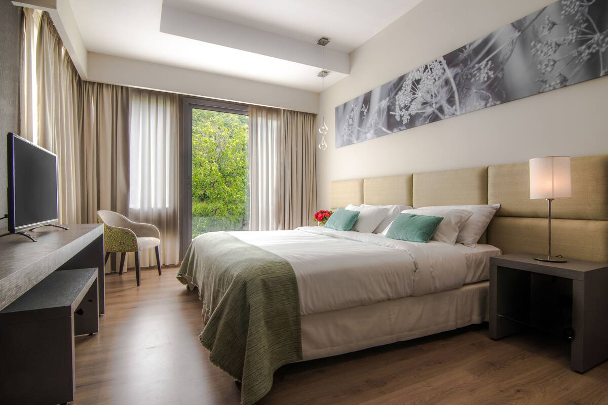 executive double room | premium bedding, down duvets, pillow-top beds, minibar