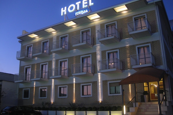 Front of property - evening/night