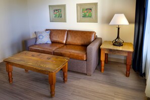Suite, 1 King Bed, Non Smoking | Living area | TV