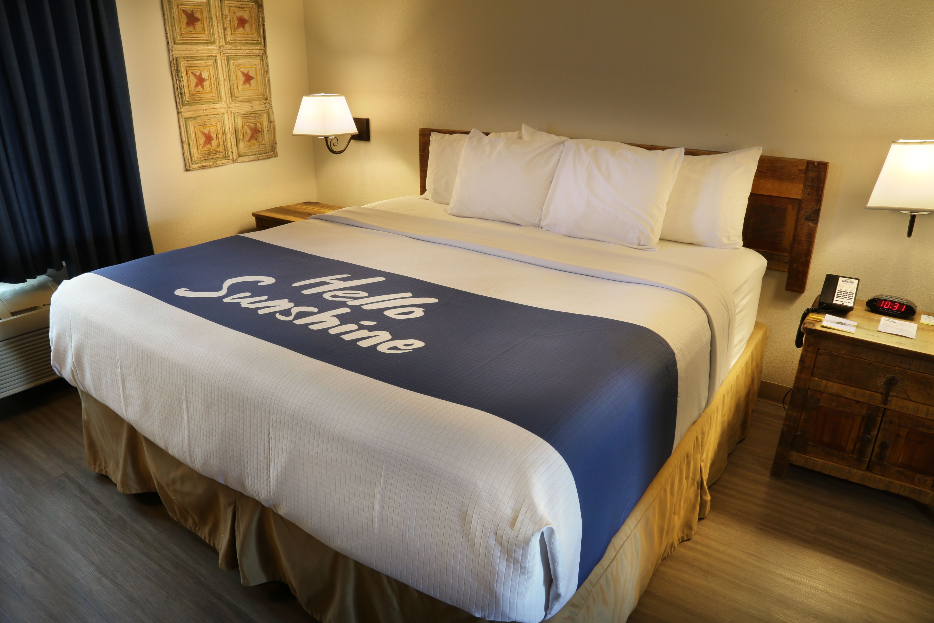 suite, 1 king bed, accessible, non smoking (mobility,hearing,roll-in shower) | 1 bedroom, premium bedding, desk, iron/ironing board