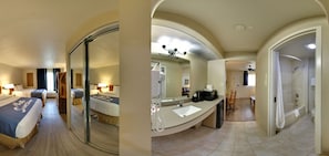 Suite, 2 Queen Beds, Non Smoking | Premium bedding, desk, iron/ironing board, free WiFi