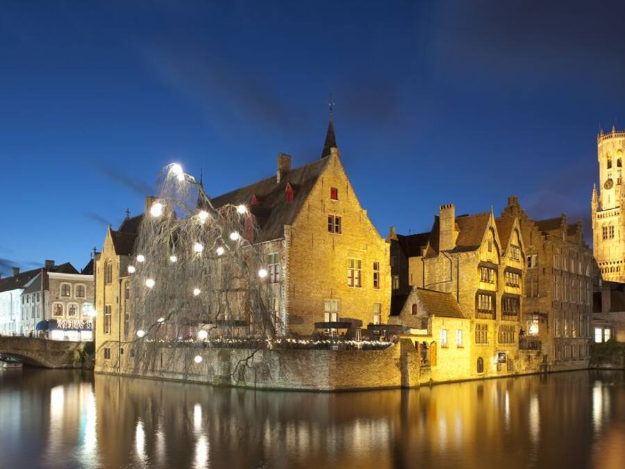 Front of property - evening/night