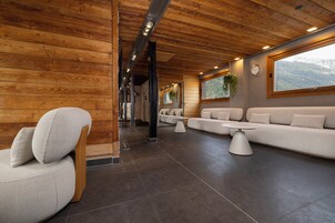 Sauna, hot tub, steam room, Turkish bath, body treatments