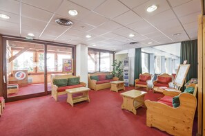 Sitteområde i lobbyen