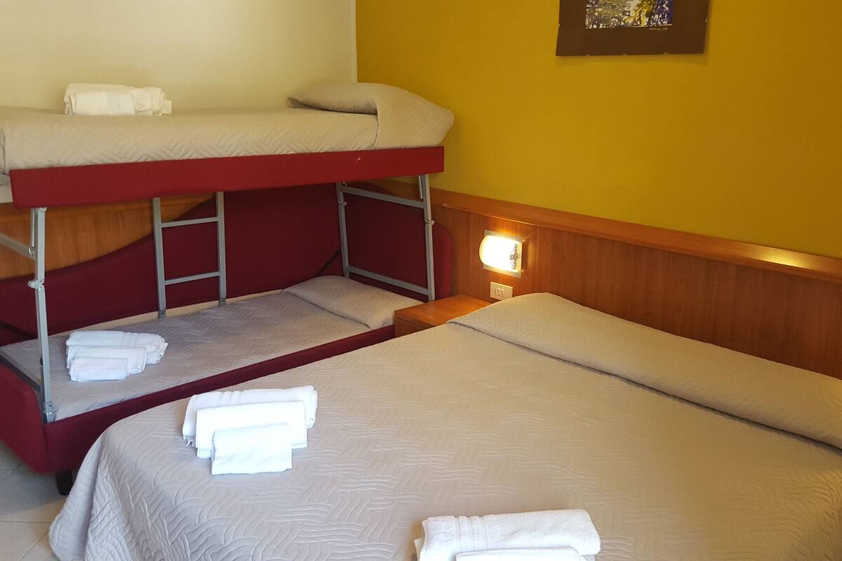 Down comforters, desk, free WiFi