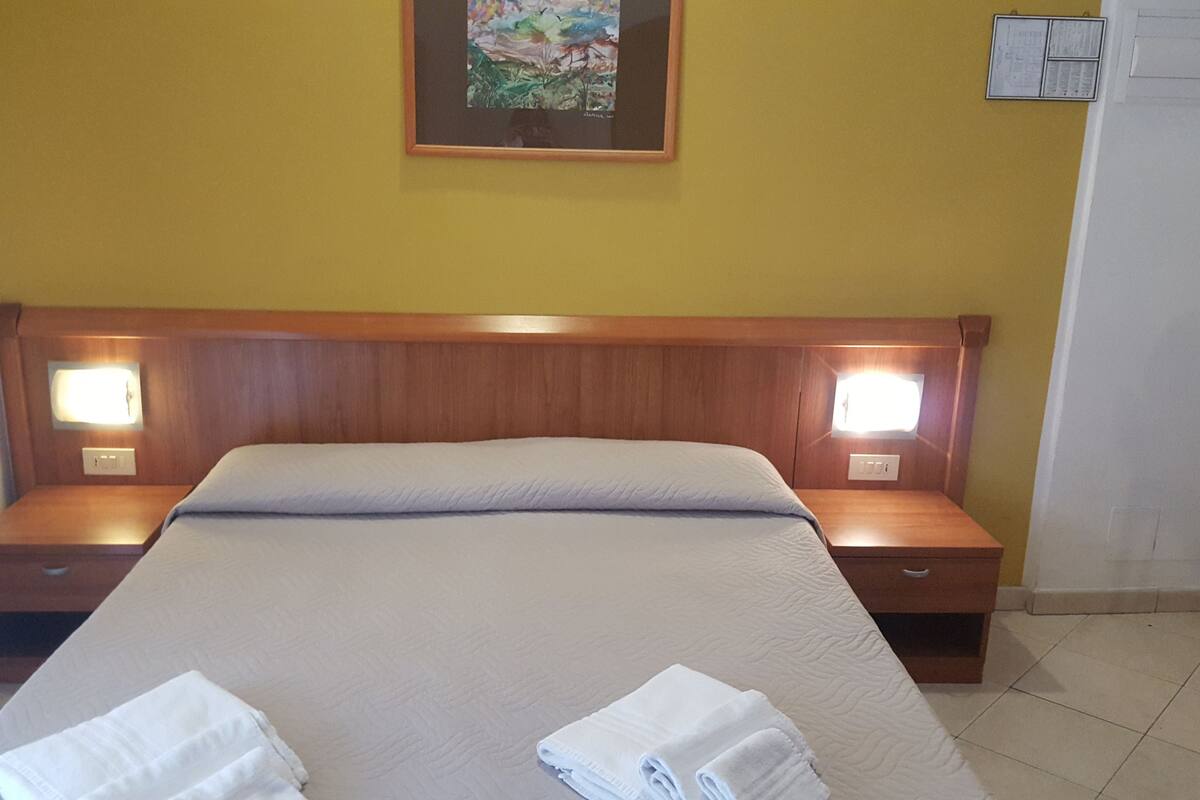 Down comforters, desk, free WiFi