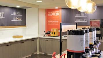 Free daily buffet breakfast