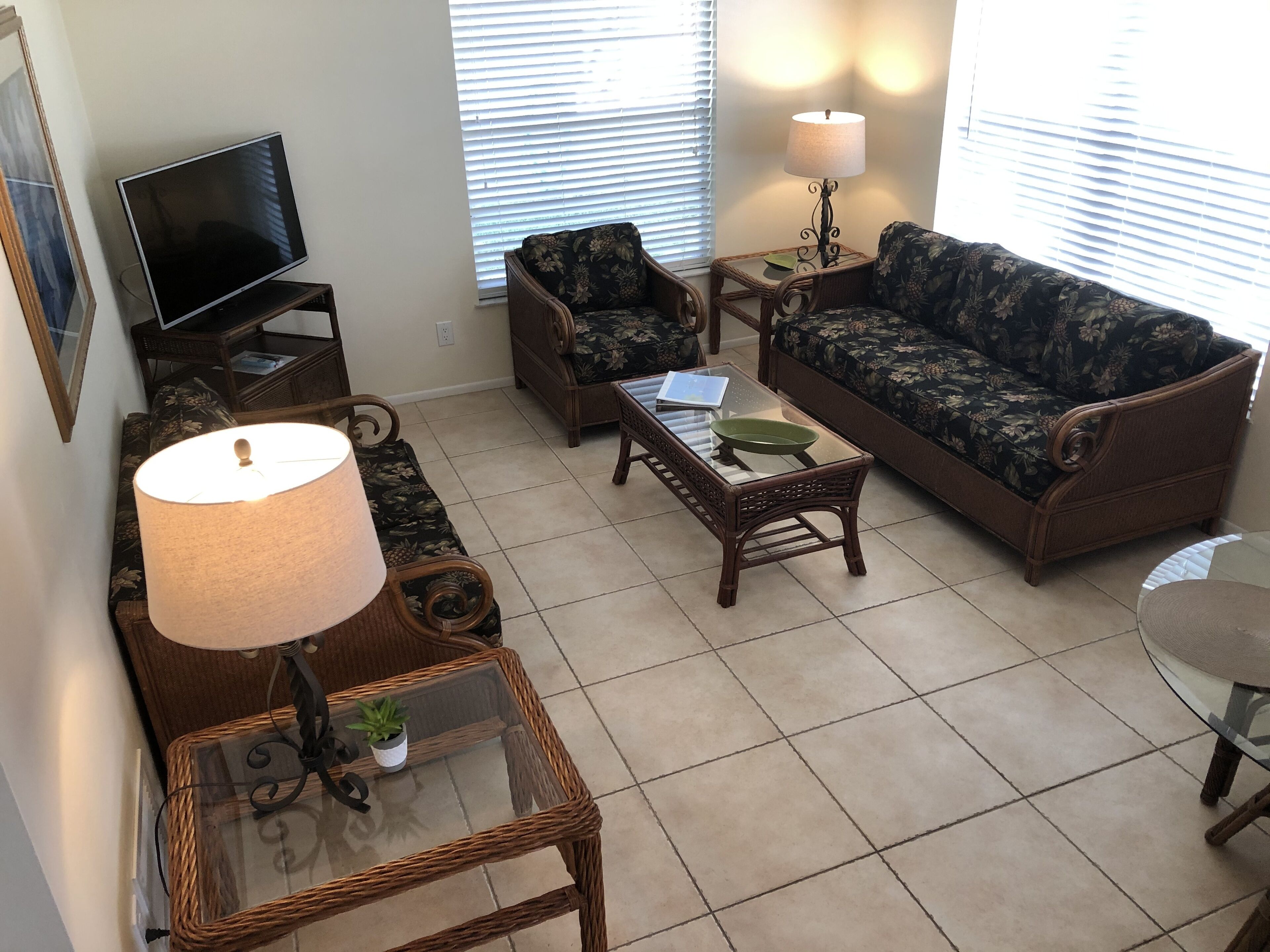 villa, 1 bedroom | living area | led tv