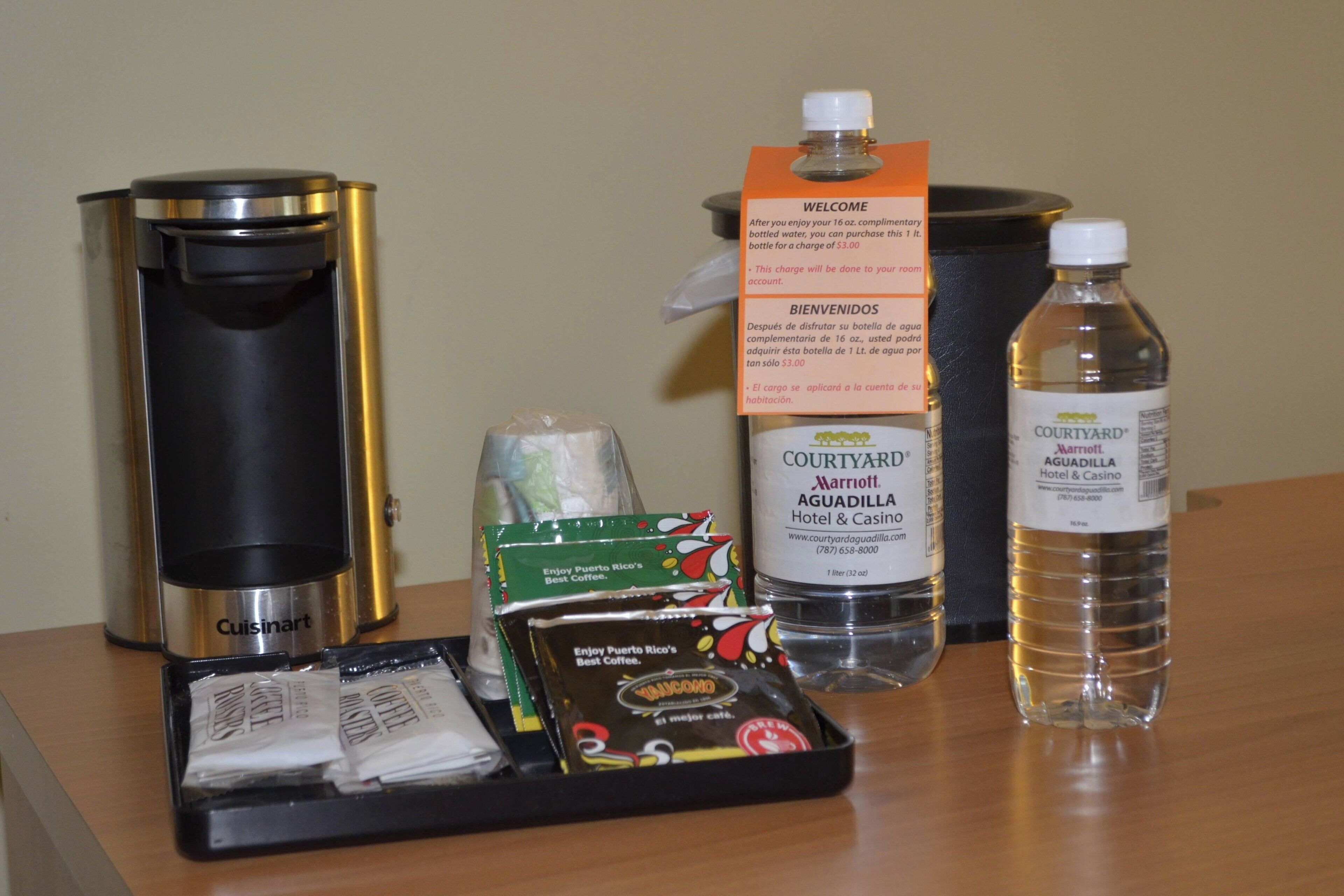 premium bedding, tempur-pedic beds, in-room safe, blackout curtains