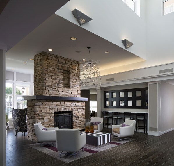 Coin salon dans le hall