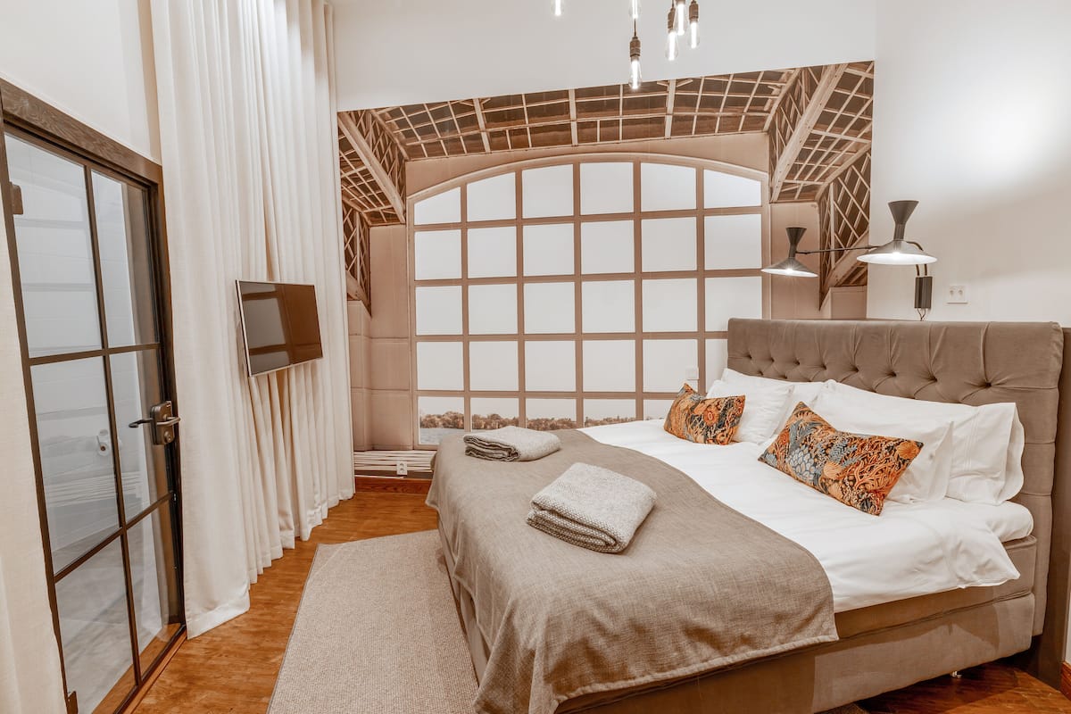 1 habitación, sábanas de algodón egipcio y ropa de cama de alta calidad