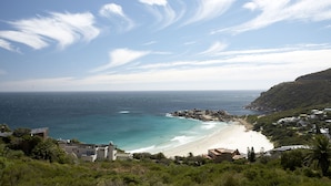 Vista a la playa o el mar