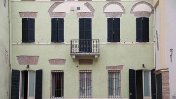 Blick von der Unterkunft