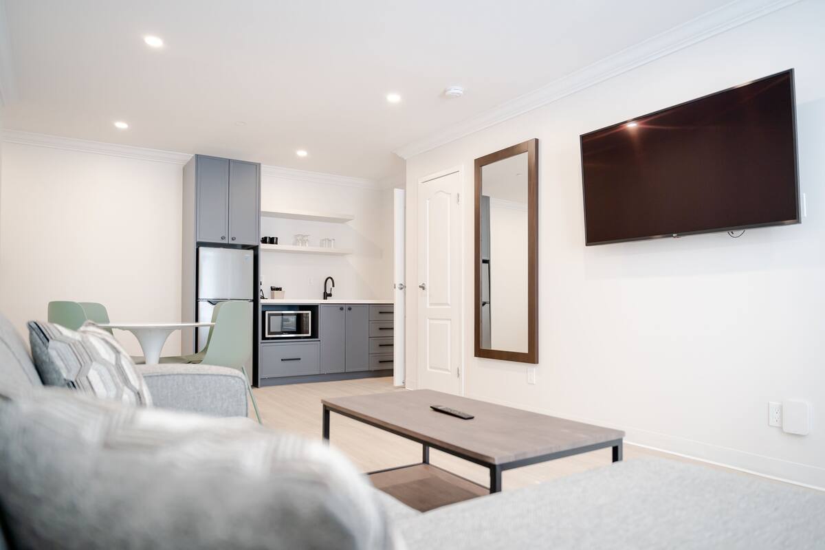 suite, 1 king bed with sofa bed, non smoking | blackout curtains, iron/ironing board, free cots/infant beds