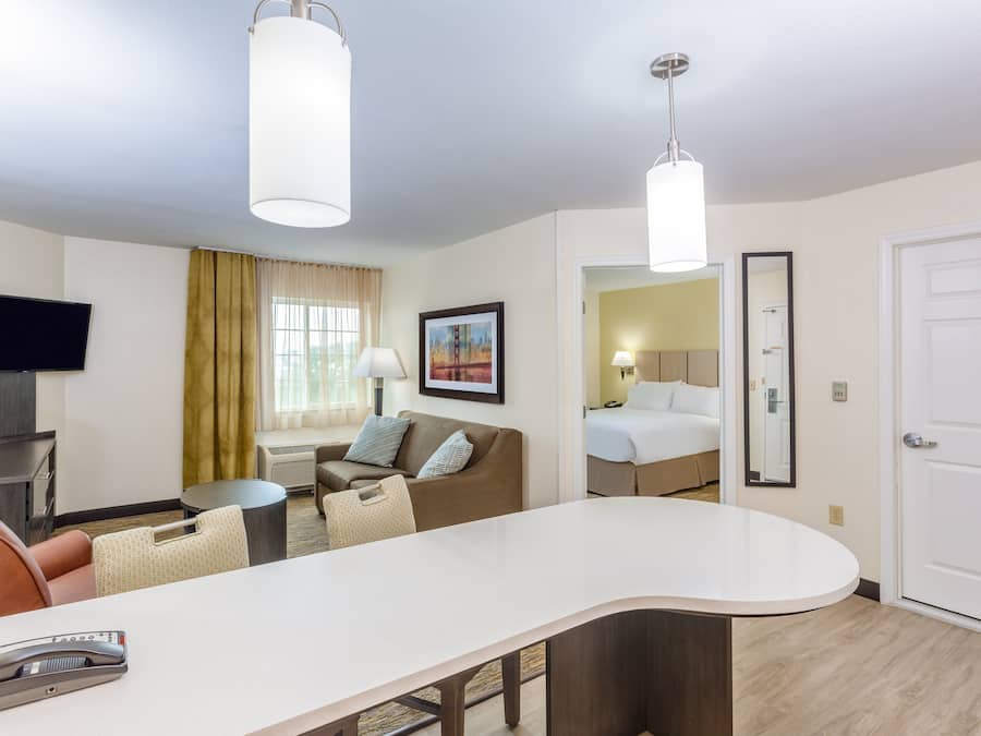 Allergitestet sengetøy, skrivebord og skrivebord for bærbar PC